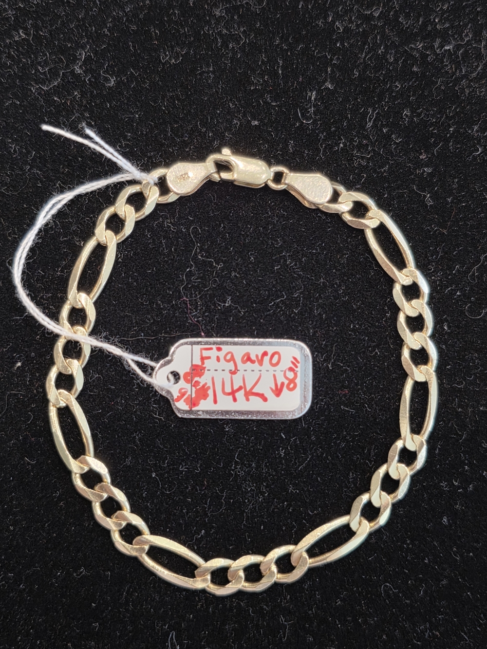 🏀⚾️14K Gold Figaro Bracelet⚾️🏀